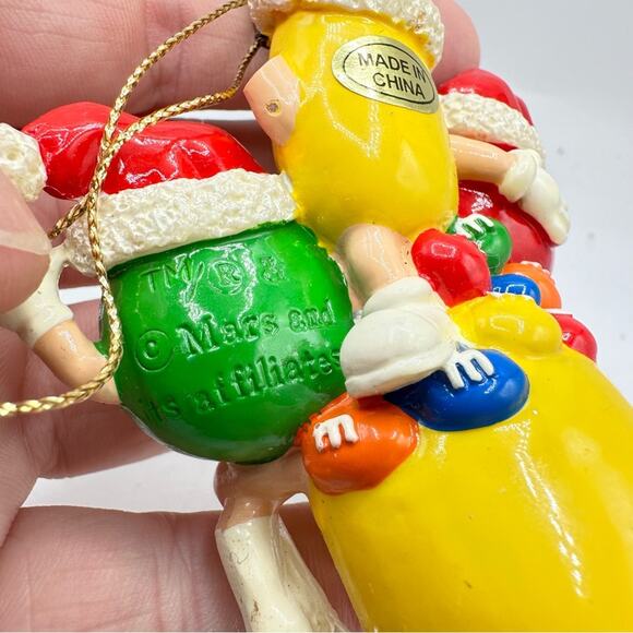 M&M's Christmas Ornament Red Green Yellow holiday decor - Picture 6 of 7